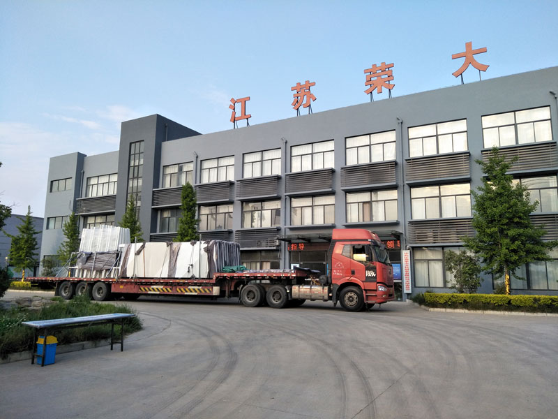 江蘇榮大發(fā)往安徽第一批公交候車亭發(fā)貨記錄